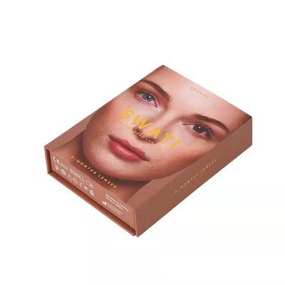 جودة  Magnet Rigid Gift Box , Reusable Paper Box Cosmetics Contact Lens Packaging مصنع